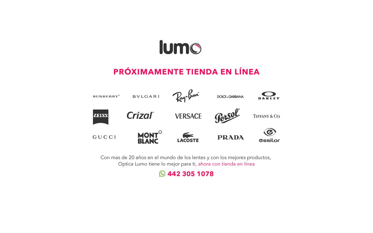 Proximamente Tienda en Linea
